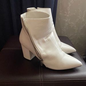 white boot heels